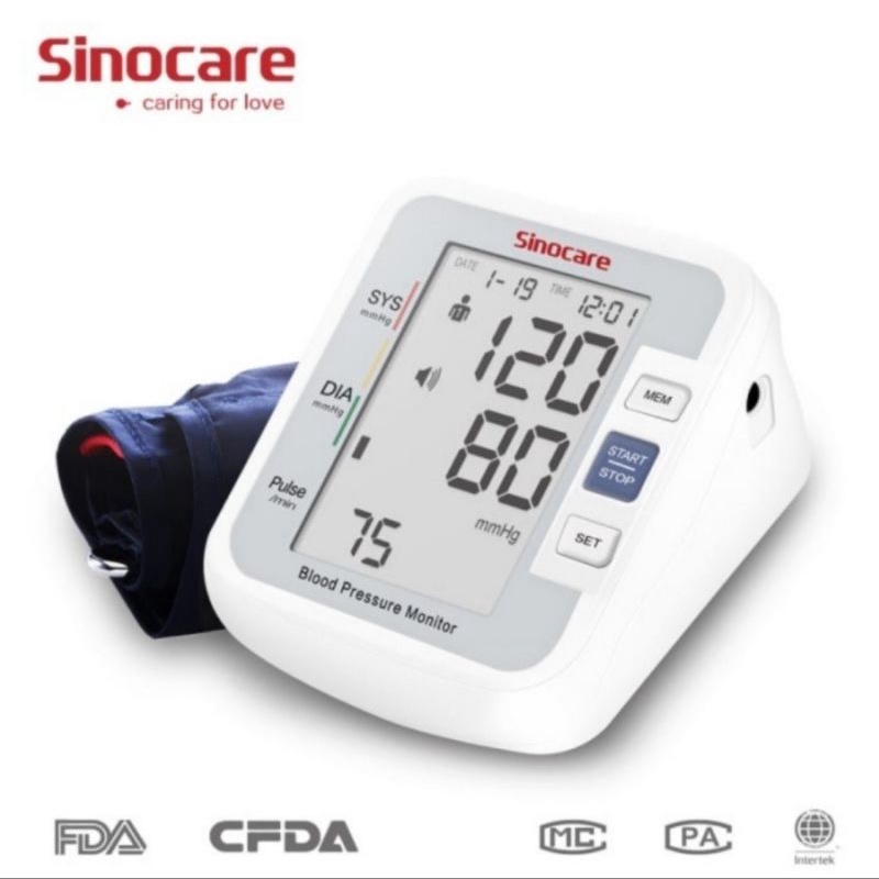 Alat Tensi Darah Digital sinoheart /Tensimeter Digital sinocare