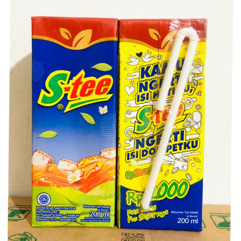 [DUS] Teh Botol Sosro - Tehbotol Sosro 1L - Stee 200mL