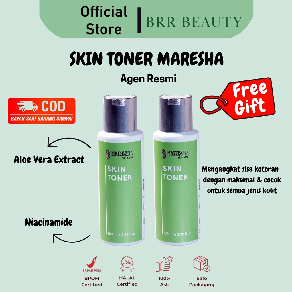 SKIN TONER MARESHA SKINCARE - TONER WAJAH - TONER MARESHA SKINCARE