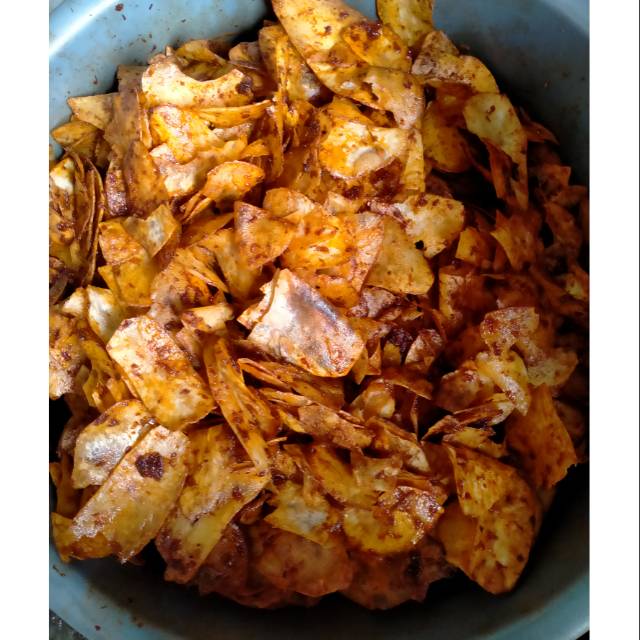 

Keripik sambal pedas gurih 1kg
