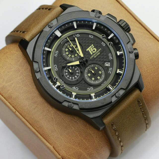 Jam Tangan Pria T5 H3478 Chrono Sport Original tahan Air