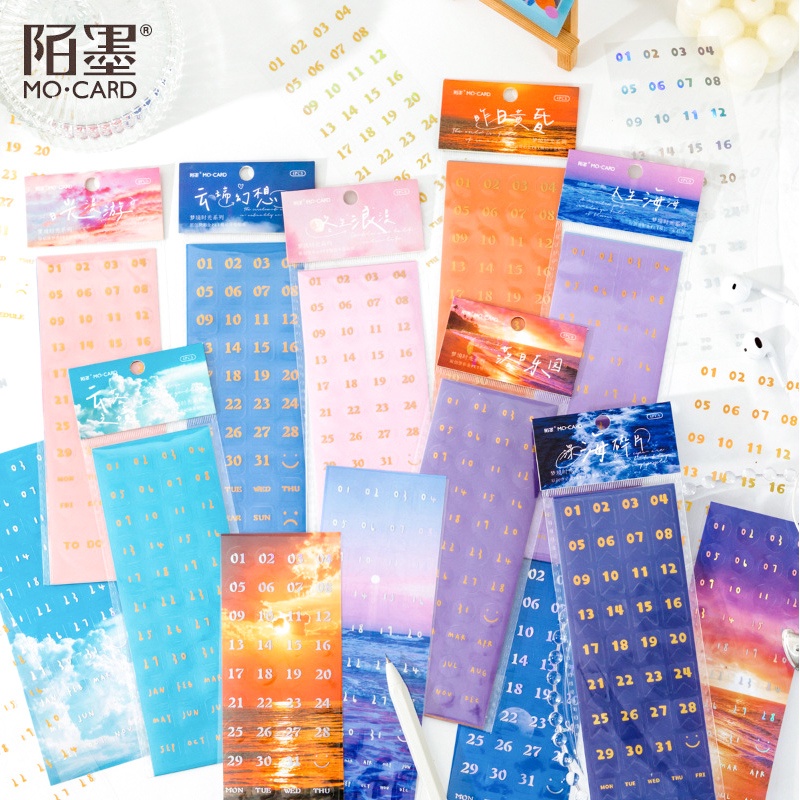 

Dreamtime Date 2 Layers Diary Deco Stickers - Sticker Dekorasi