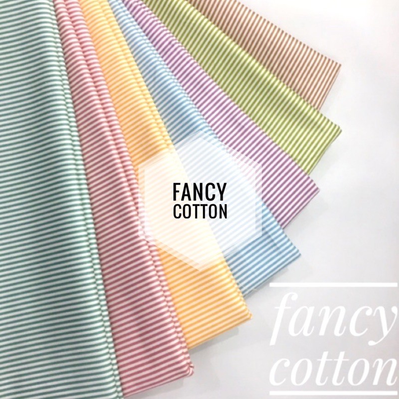 Kain Katun Jepang Motif Salur Garis Small Stripes Ori Tokai Senko Shopee Indonesia