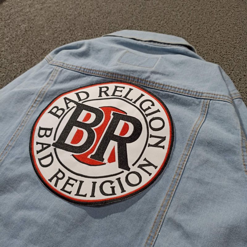 Backpatch bordir / Patchbordir besar Bad Religion Big Size Premium Best Quality