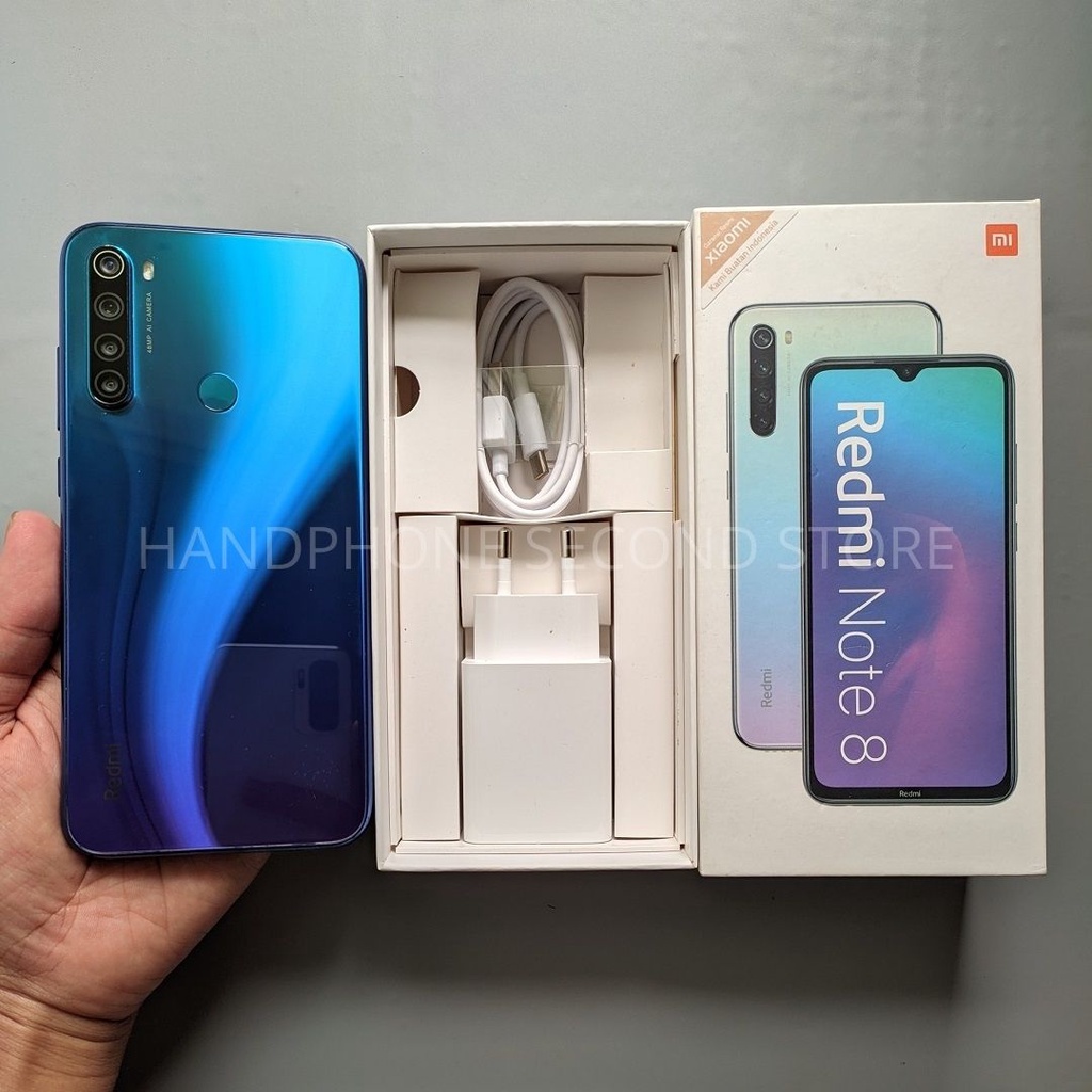 HANDPHONE XIAOMI REDMI NOTE 8 4/64GB HP SECOND HP SEKEN BEKAS HP MURAH-1
