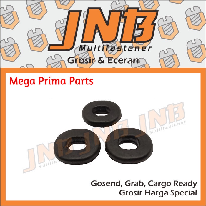 Karet Body Grommet Gromet Tutup Aki Dop Accu Bulat GRAND 3 PCS