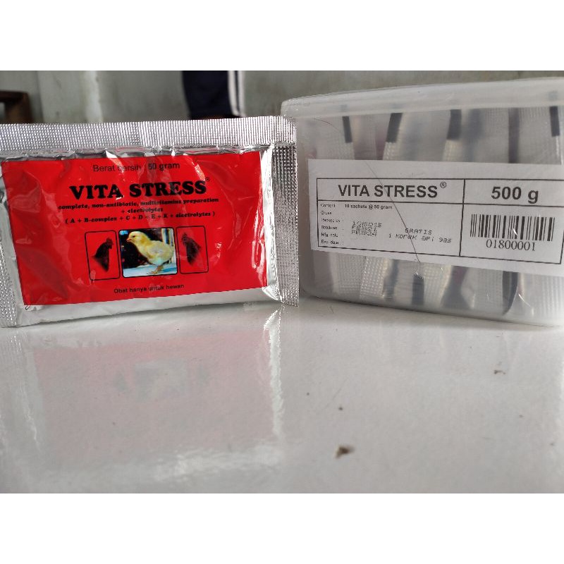 VITA STRESS/THERAPY/EGG STIMULANT/VITA CHICKS/TURBO/DOXYVET 50 Gram