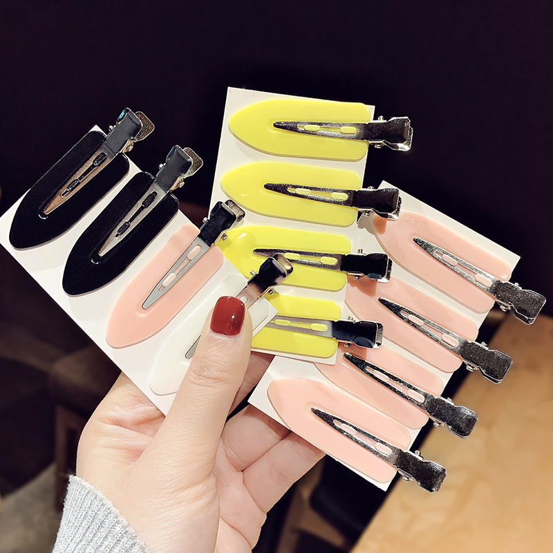 Roselife hot Trendy Traceless Hair Clips for Girls Makeup Women Hairpin Bobby Pin Hairgrips