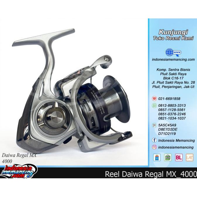 Reel Spinning Daiwa Regal Mx 4000