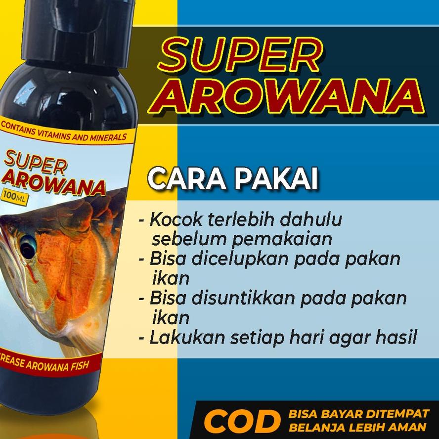 ✨Xpress Vitamin Ikan Arwana SUPER AROWANA Arwana Super Red Golden Red Silver Red Jardini Platinum 100ML Termurah dan terbaik &gt;&gt;/【Import Terbaik】/[Star]/『HOT Product』/【Import Terlaris】