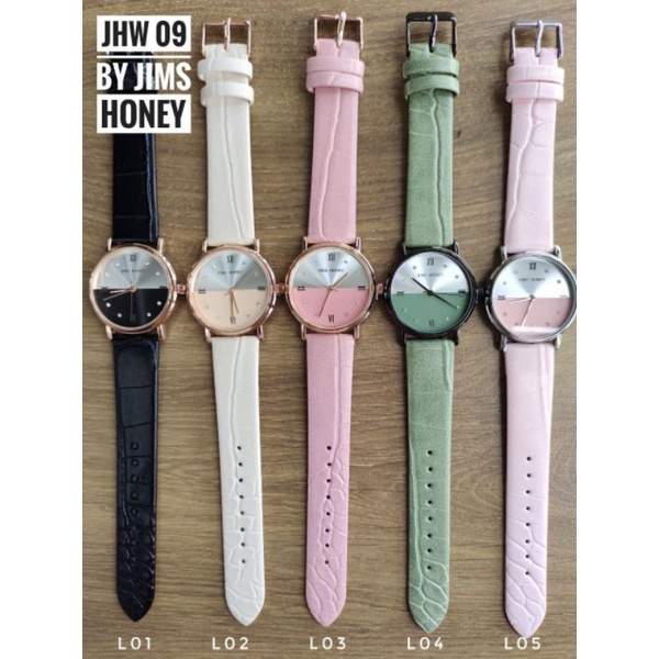 JHW 09 ❤️ GRATIS BOX ❤️ JAM TANGAN CEWEK JIMS HONEY FREE BOX