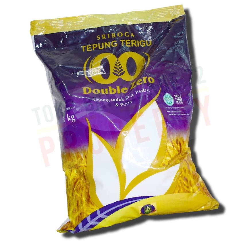 

Double Zero 1kg Tepung Terigu Sriboga 00 untuk Roti, Pastry, Pizza