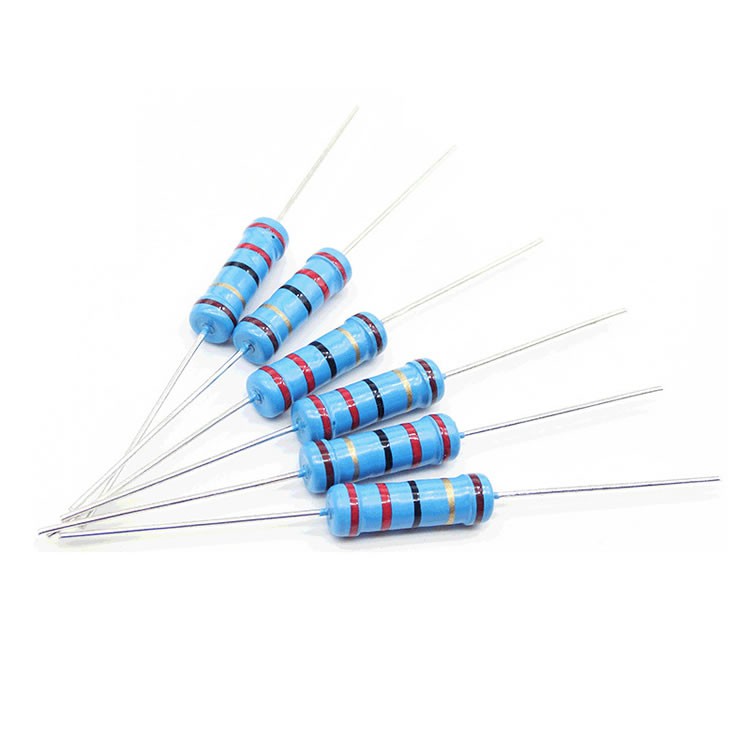 Resistor Metal Film 1% Warna Biru 3W 7K2 8K5 10K 15K 1M ohm  QTY 1pc
