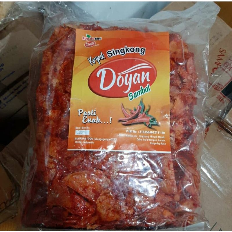 

Keripik Singkong Balado Doyan