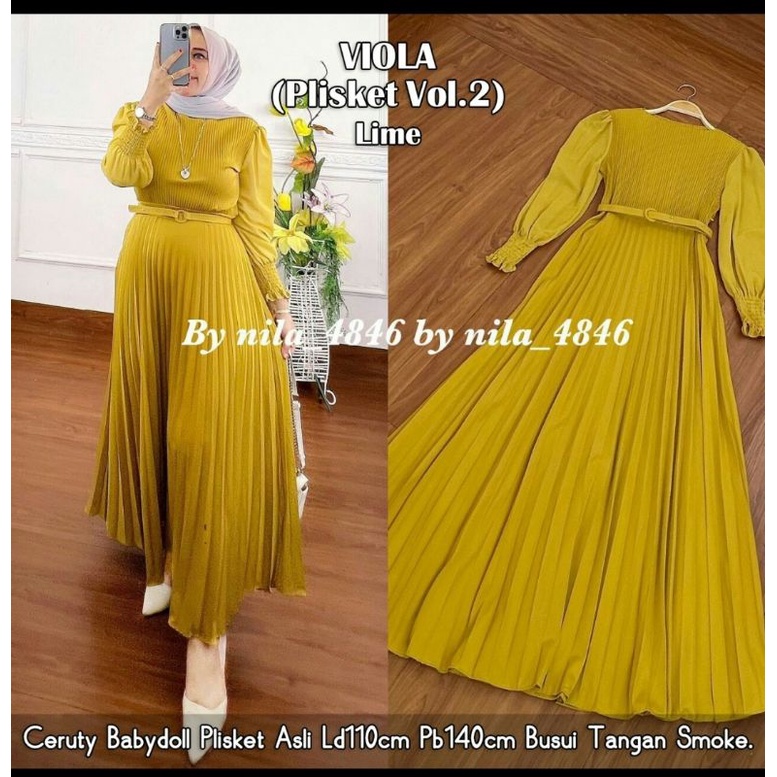 VIOLA PLISKET DRESS