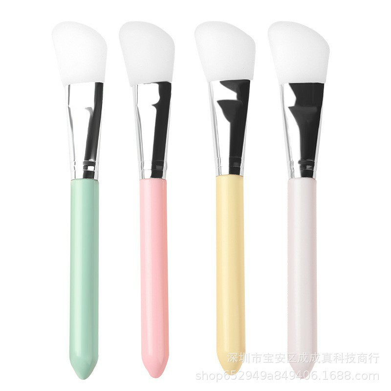 Brush Makeup Silikon Kuas Masker Silicone Facial Face Mask Gel Dengan Kepala Pisau PutihTmall88