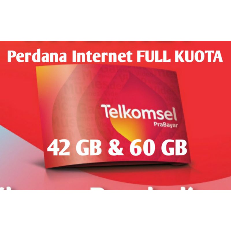 Perdana INTERNET FULL KUOTA 42GB DAN 60GB
