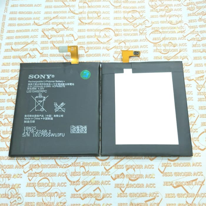 Baterai Battery Batre Original SONY XPERIA C3 T3 E3 D2533 LIS1546ERPC