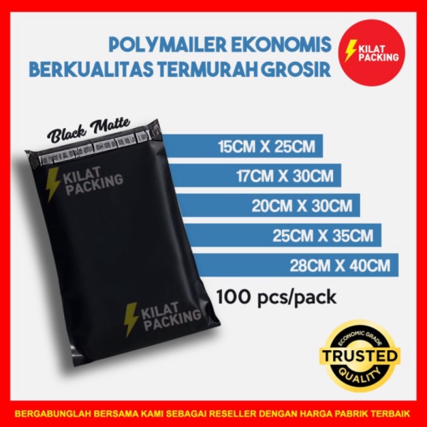 

Dijual perkakas POLYMAILER EKONOMIS HITAM VARIAN - PLASTIK PACKING ONLINE M Berkualitas