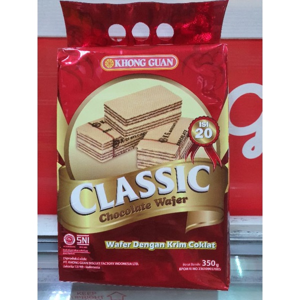 

Khong Guan CLASSIC Chocolate Wafer 350gr