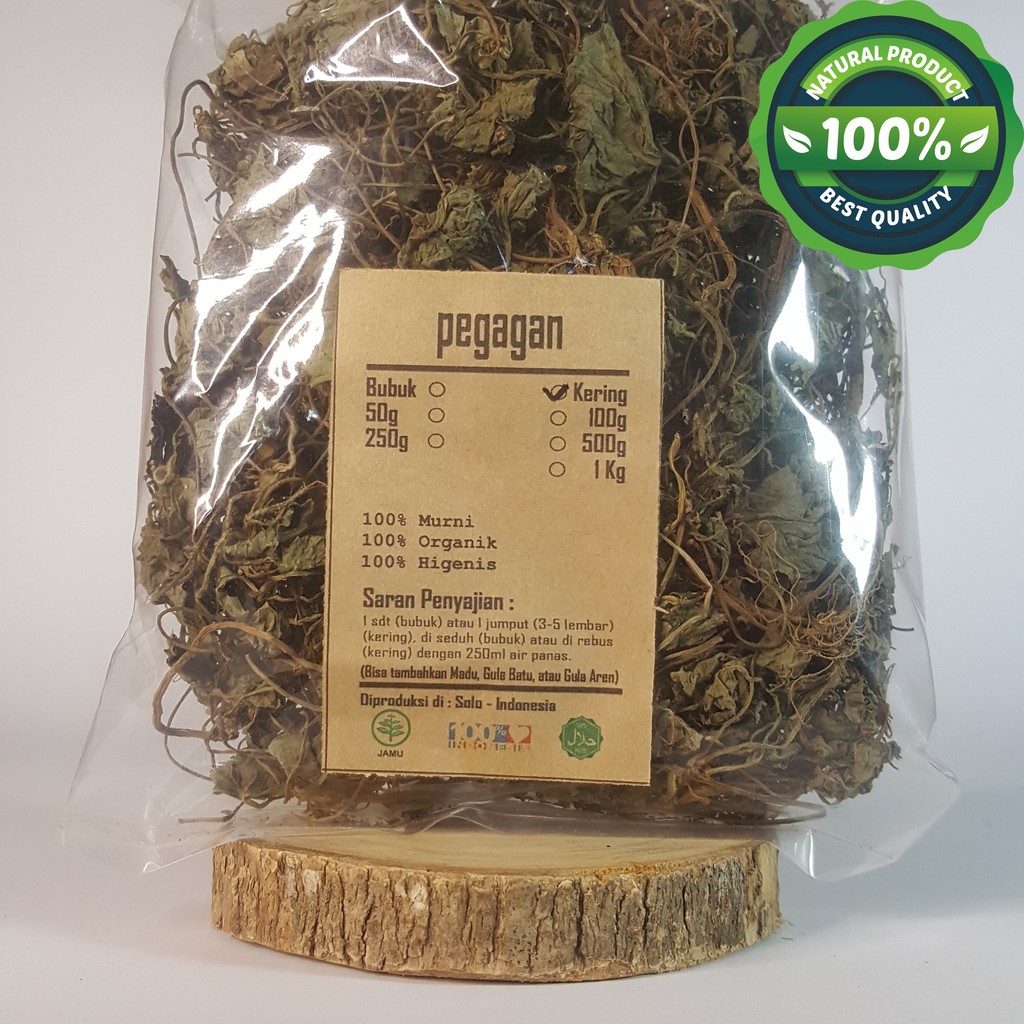 

PEGAGAN KERING 250 GRAM - Centella Asiatica - MURNI - JSR - REMP