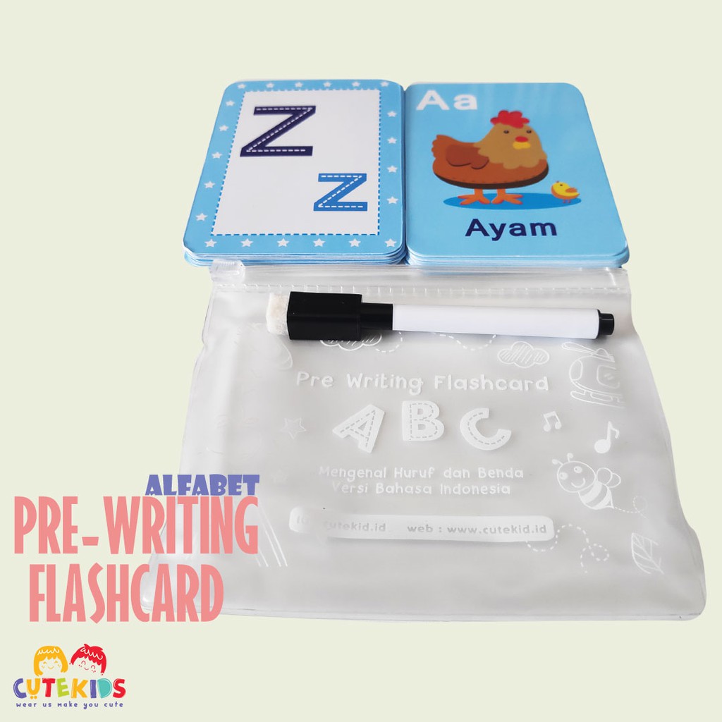 Flashcard Huruf Latin Bahasa Indonesia Shopee Indonesia