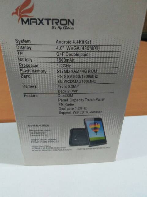 Hp Android Maxtron V2 Double Kamera Dual SIM Touchscreen Internet Baru Murah Lengkap-2