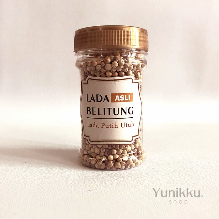 

LADA PUTIH BUTIR/MERICA/SAHANG ASLI BANGKA BELITUNG 85 Gr