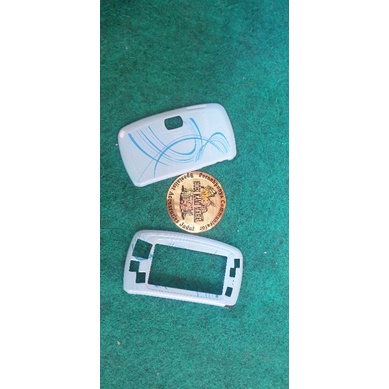 casing nokia 7710 biru langit motif