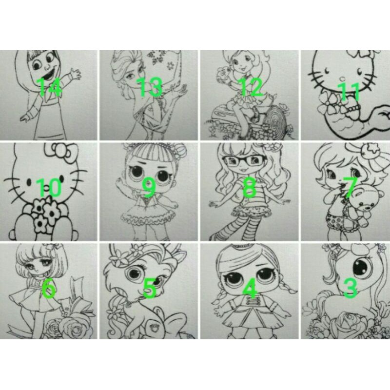 

paket 20 lukis ukuran 33x50 polos