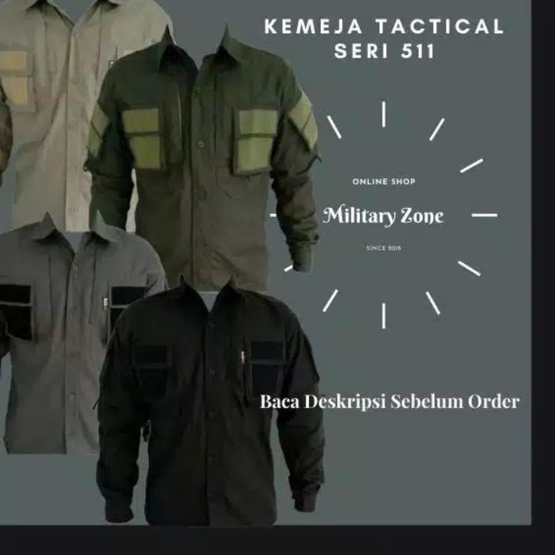 Kemeja 511 tactical pria kemeja outdhor Tactical
