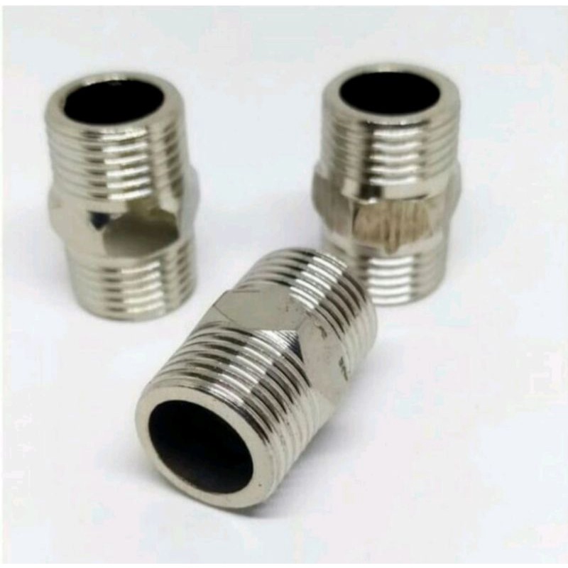 double nepel 1/2x1/2 stenlees / double nepel stenlees 1/2x1/2