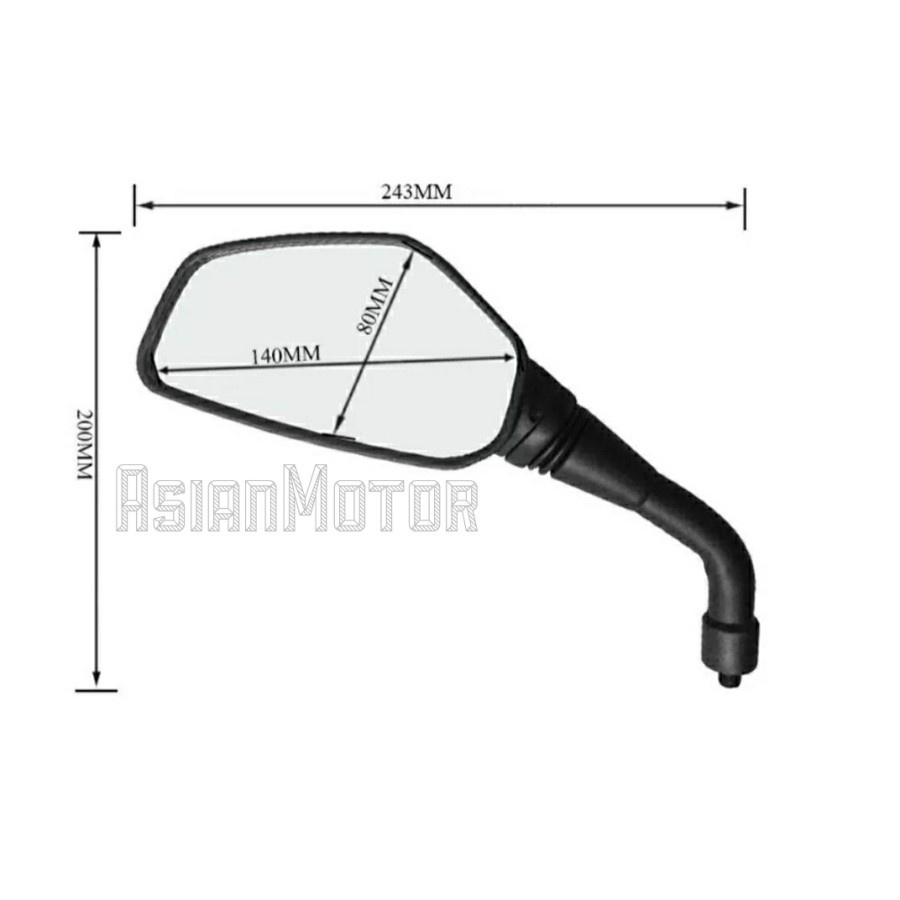 Spion Sepion Model Pulsar Bajaj Bajai Spion Pulsar Motif Carbon Doff Dop UNIVERSAL Semua Motor Yamaha Honda