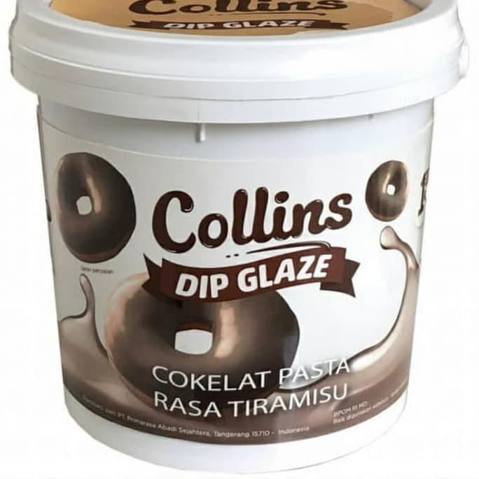 

collins dip glaze tiramisu 1kg TERPERCAYA Kode 1281