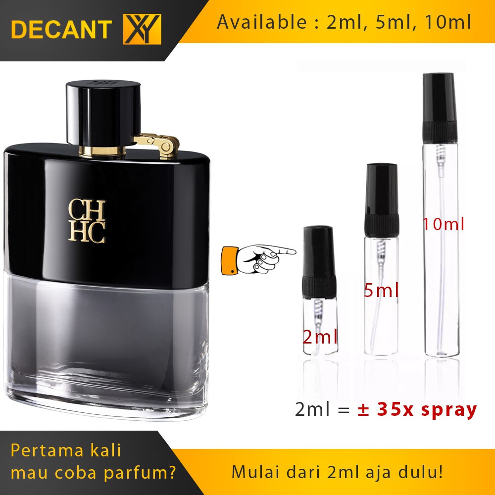 Decant Parfum CH Men Prive 5ml 10ml 2ml