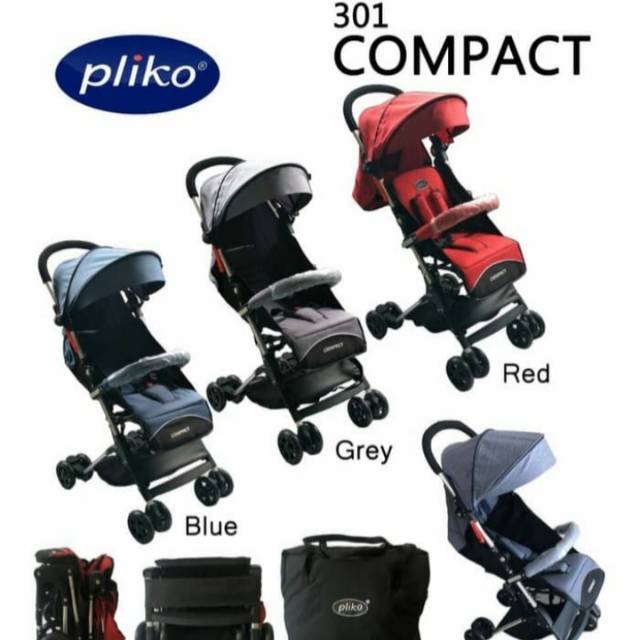 Stroller Pliko Compact 301 (cabin size)