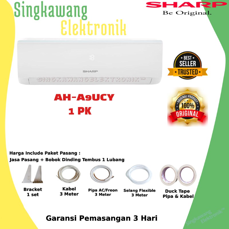 AC SHARP AH-A9ZCY R32 1 PK PLUS PASANG