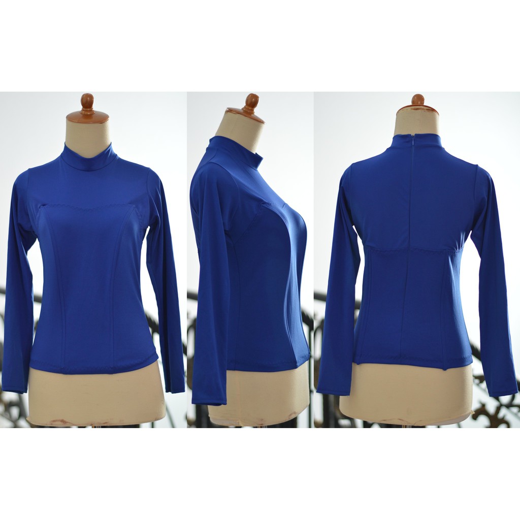 Bustier kamisol muslimah Manset tulang longtorso dalaman kebaya