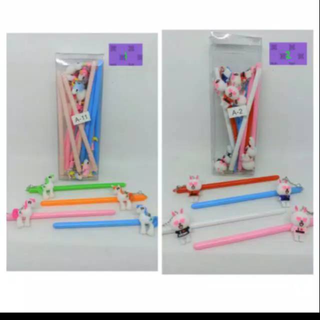 

Pulpen Gel Karakter isi 2pc bs pilih motif slama persediaan masih ada