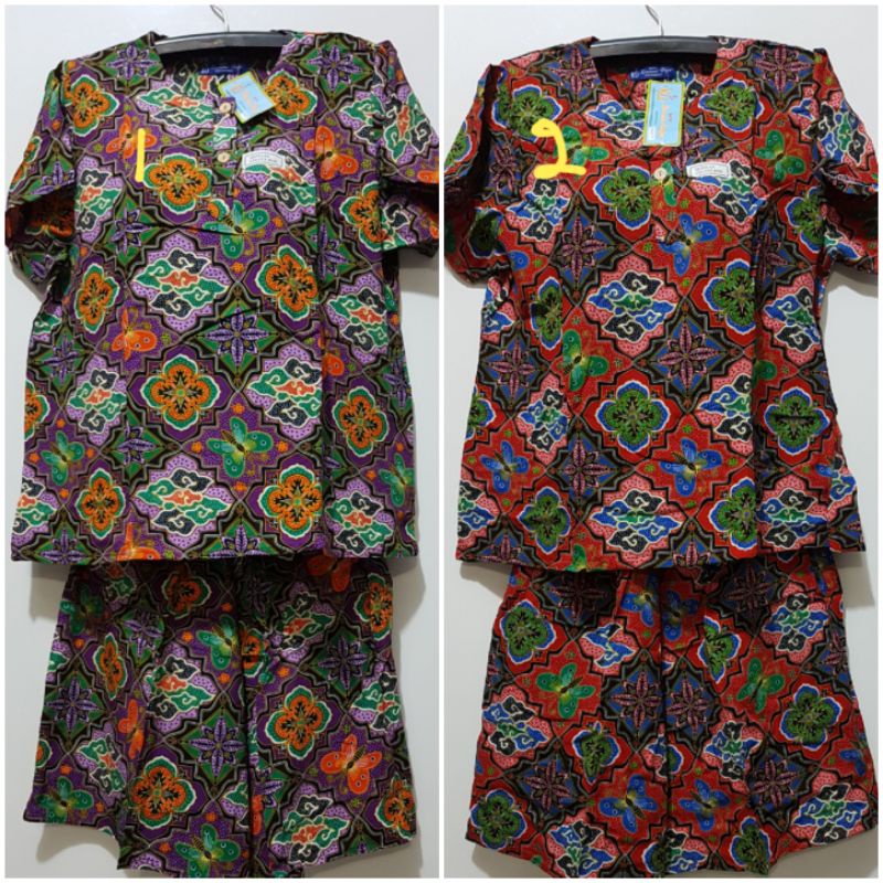 YSY- STELAN MAXI 75 LD 110 CM  KULOT BATIK KENCANA UNGU LABEL BIRU