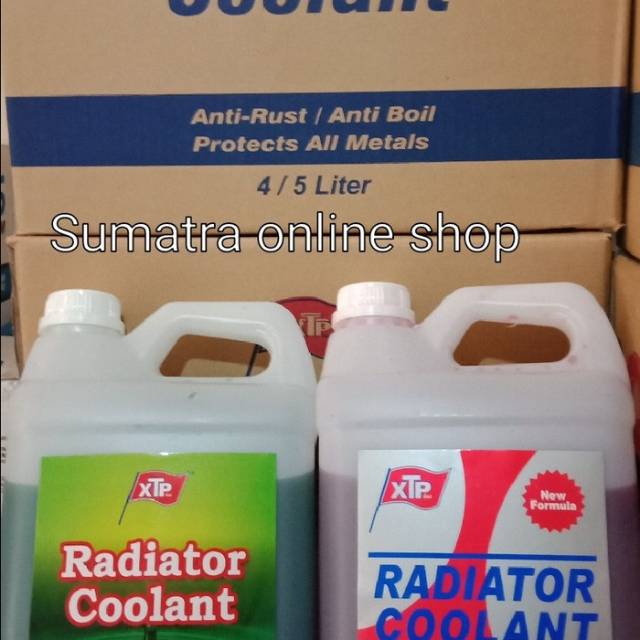 Air radiator coolant / pendingin radiator(xtp) 5 liter