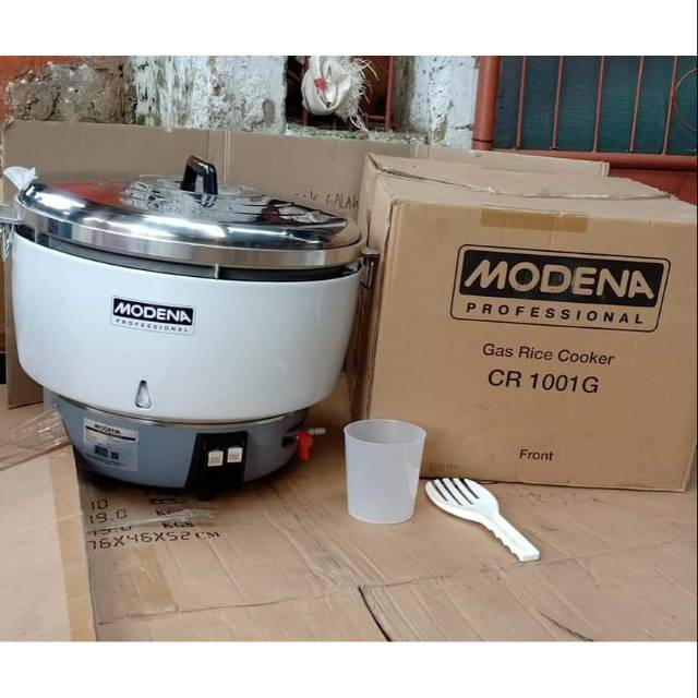 GAS RICE COOKER Modena CR 1001 G kapasitas besar jumbo 10 liter