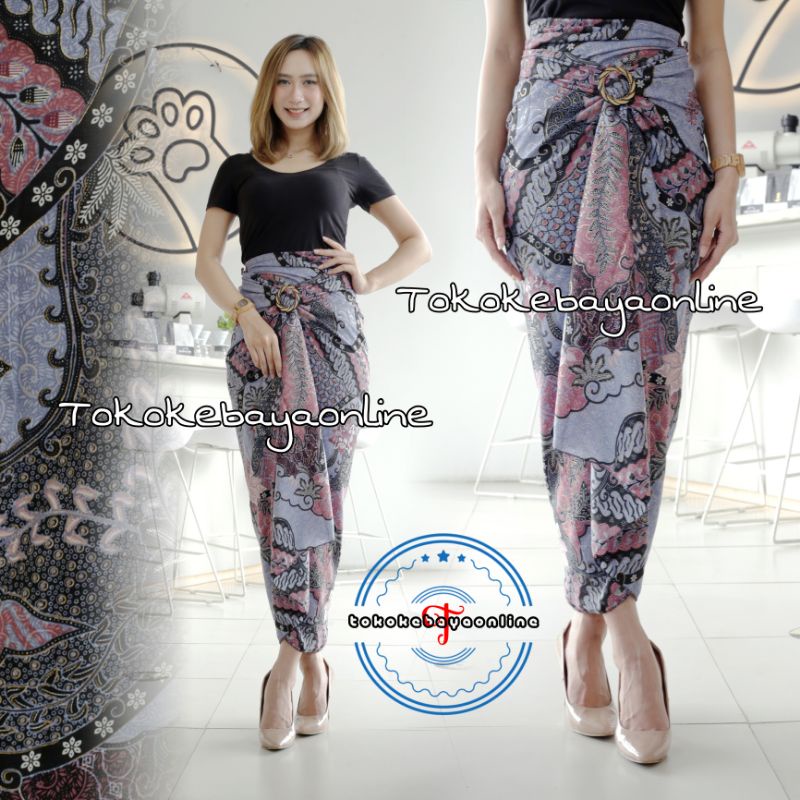 rok lilit batik / rok lilit batik kain lilit murah / lilit batik modern / 20 motif-Putri malu