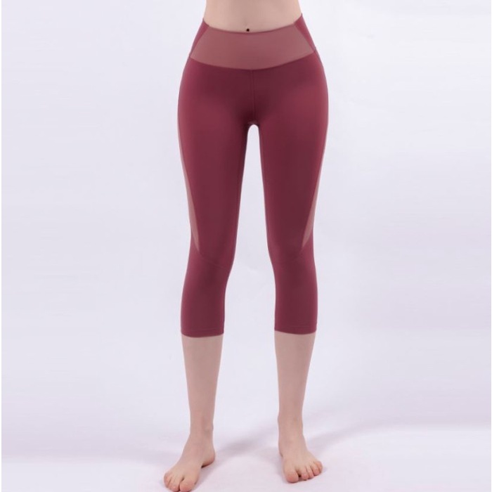 Celana Legging Sport 3/4 Wanita Import Bahan Premium 20YJ66