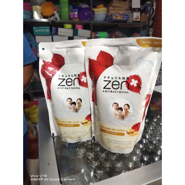 SABUN MANDI CAIR pouch ZEN / sabun Zen Refill cair 450 ml