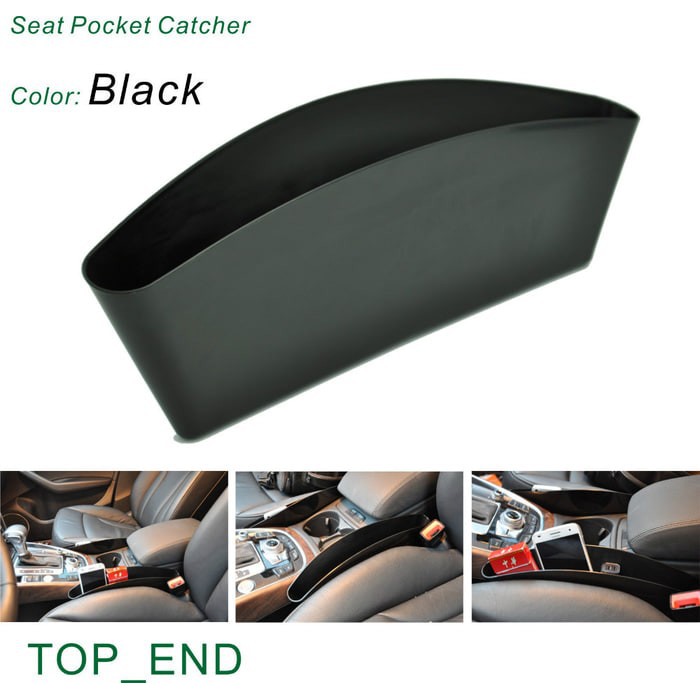 Premium Car seat gap storage organizer / Rak mobil anti selip jok