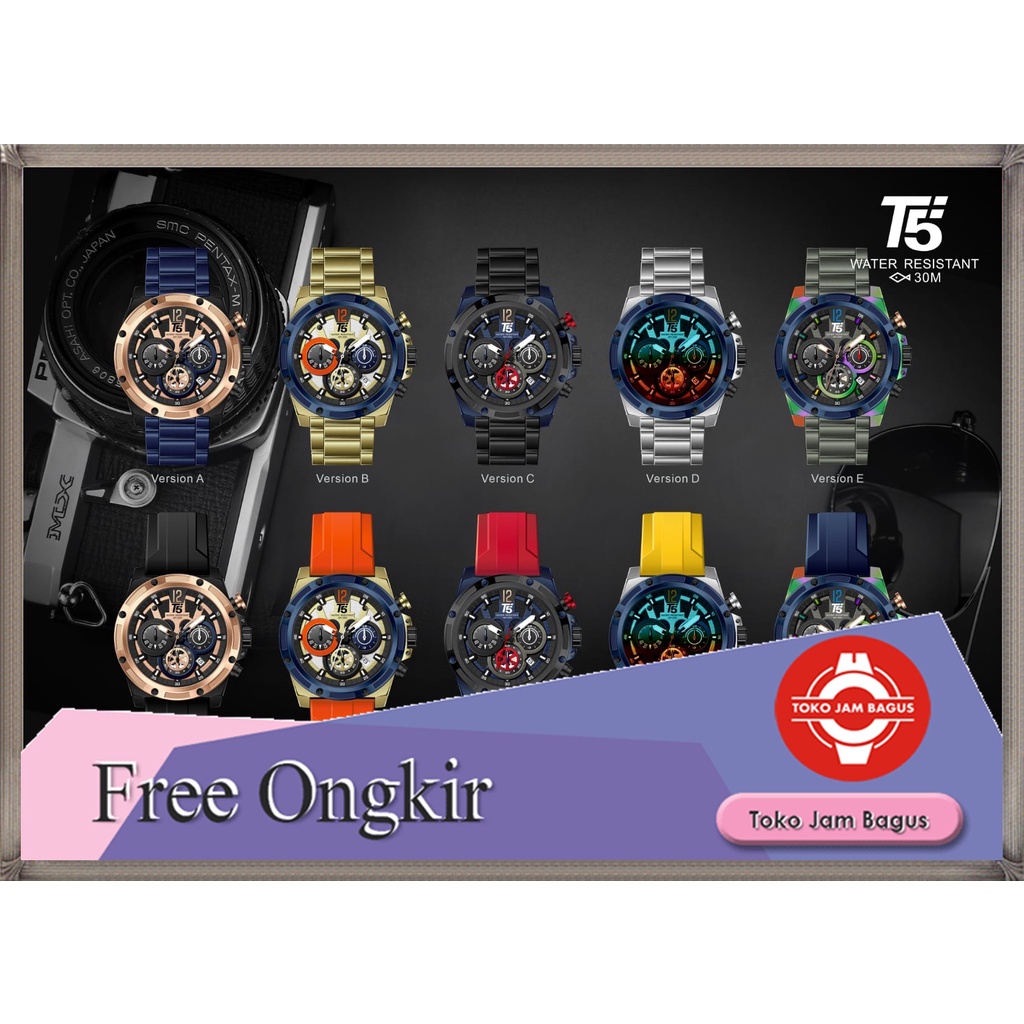 Jual JAM TANGAN T5 H 3867G BOX SET ORIGINAL Indonesia