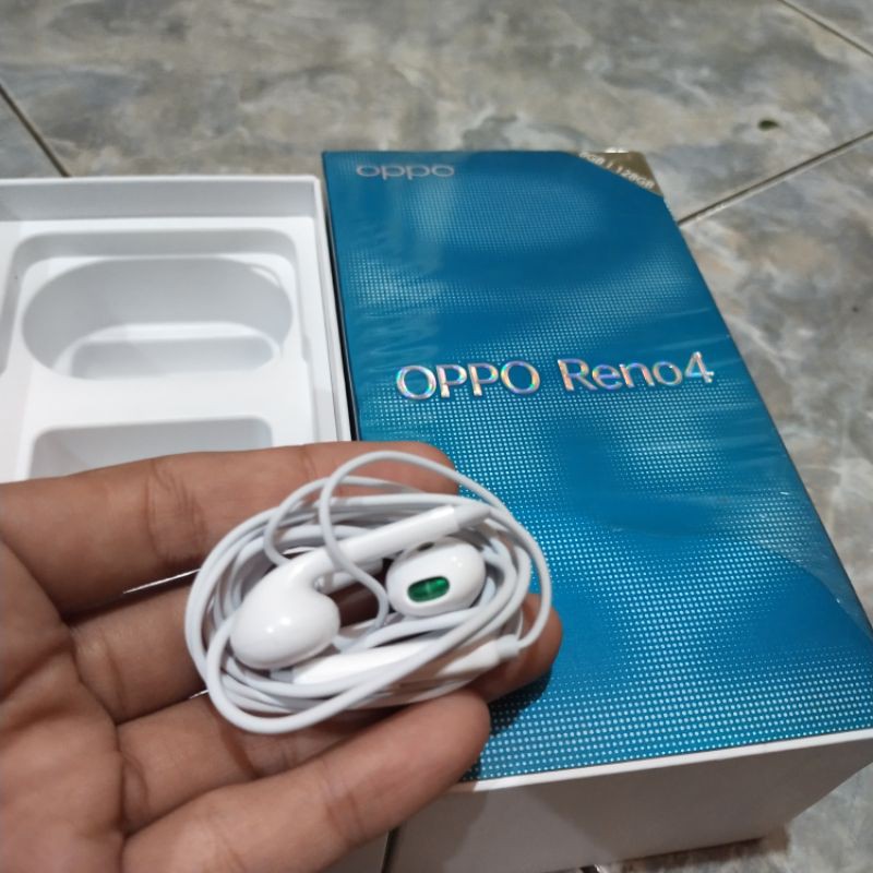 HEADSET ORI OPPO RENO 4 ASLI BAWAAN HP