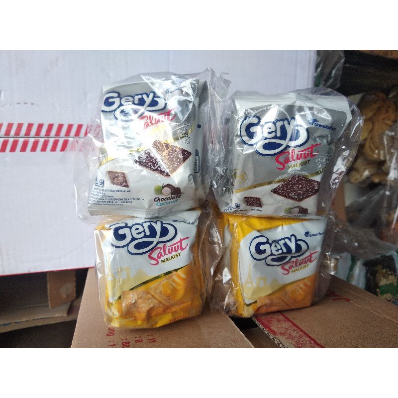 

Gery Salut Malkist coklat Kelapa/ Keju 1 pak isi 10 pcs