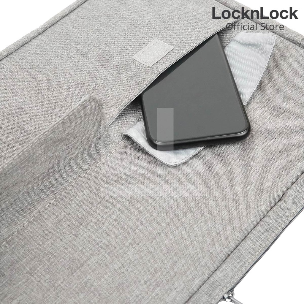 LocknLock Travel Zone Laptop Sleeve Dark Grey - LTZ946